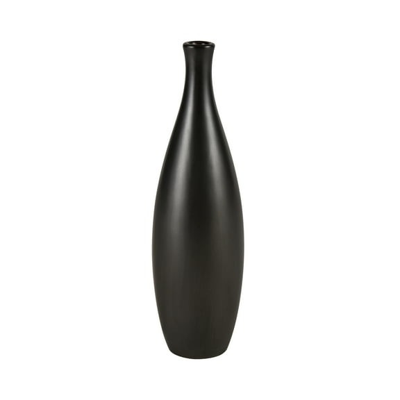 Elk Home Faye Scandinavian Tall Vase in Black Finish