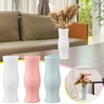 thumbnail image 4 of Wovilon 2.8'' Durable White Plastic Cylinder Vase, 4 of 5