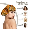 thumbnail image 6 of Tiger Silk Bonnet for Sleeping Women Men, Adjustable Elastic Satin Bonnet Bonnet for Sleeping, Soft Similar Silk Curly Cuteness Hair Bonnet for Sleeping, 6 of 7