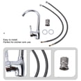 thumbnail image 3 of CTIRCHIU Cold and Hot Water Tap Silver Copper Spray Function Kitchen and Bathroom Installation 1 Set, 3 of 8