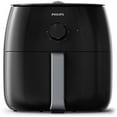 thumbnail image 1 of Philips Twin TurboStar Technology XXL Airfryer with Fat Reducer, Analog Interface, 3lb/4qt, Black - HD9630/98, 1 of 12