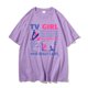 thumbnail image 3 of Camiseta con estampado gráfico para hombre y mujer, camisa Vintage de manga corta, 100% algodón, a la moda, 3 of 5