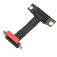 thumbnail image 4 of 2X Cable Vertical PCIE X1 Cable de Extensión PCIe 3.0 X1 Una X1 de ángulo Recto de 90 Grados Dual 8Gbps PCI Express 1X Tarjeta Vertical 5cm, 4 of 5