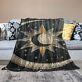 thumbnail image 2 of Orinice Sacred Geometry Abstract Illusionism Warm Lightweight Blanket Soft Fleece Blankets All Seasons Flannel Material Blanket 50x60in, 2 of 6