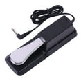 thumbnail image 1 of Universal Piano Keyboards Sustain Foot Pedal with Piano Style Action for Electronic Keyboards Digital Piano Compatible with Yamaha Roland Korg Behringer Moog (Black), 1 of 8
