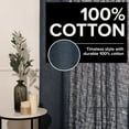 thumbnail image 3 of Quality Home Cotton Weave Textured Curtains, 3 of 5