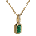thumbnail image 4 of Set de Regalo para Mujer hasta 6 en 1, LuckyLy Kit de Collar y Dijes con Baño de Oro 14k, Perla y Zirconia Cúbica – Joyería ideal como Regalos para Mujer Navidad, San Valentín y Mamá dorado Rectángulo, 4 of 8