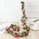 thumbnail image 3 of Guirnaldas de flores artificiales, vides falsas, flores de seda, hiedra rosa colgante para boda, arco, fiesta, hogar, jardín, decoración de pared kaili Sencillez, 3 of 5