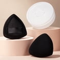 thumbnail image 4 of Triangle High Definite Black Powder Puff Dry Wet Use Non Eating Powder Concealer Makeup Holding Sponge Powder Air Cushion Beauty Egg, 4 of 7