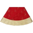 thumbnail image 4 of Jupe d'Arbre de 60 Pouces en Ornement Rouge et Or, 4 of 6
