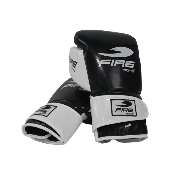 Guantes de Box en PVC Fire Sports Negro/Entrenamiento/pvc