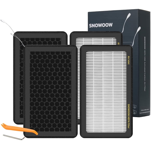 Filtro de aire SNOWOOW Tesla Model 3 Model Y HEPA, paquete de 4
