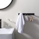 thumbnail image 5 of Perchero de baño montado en la pared con 3 ganchos Perchero de baño montado en la pared Perchero de baño SUS304 Acero inoxidable negro mate, AH210H3-BK oso de fresa Electrónica, 5 of 5