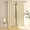 Beige, variant on White Curtains 100 inches Long Room Darkening Window Curtain Panels Living Room Divider Patio Doorway Sliding Glass Door Grommet Top Thermal Insulated Drapes Kitchen Bedroom Basement