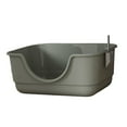 thumbnail image 2 of Bandeja para arena para gatos Strade Fareast Limited con tapa abierta gran capacidad con pala y entrada baja Gris, 2 of 8