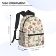 thumbnail image 2 of Balery Forest Mushrooms Insects Mochila para Mujeres y Hombres, Mochila Ligera Casual para Viajes, Mochila Clásica Básica para la Universidad, 2 of 6