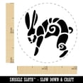 thumbnail image 2 of Southwestern Style Tribal Jackrabbit Hare Bunny Self-Inking Rubber Stamp Ink Stamper - Fuchsia Ink - Mini 1/2 Inch, 2 of 7