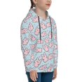 thumbnail image 3 of Daiia Cute Rabbit for Boys Fashion Hoodies & Sweatshirts with Kangaroo Pocket,Hooded Sweatshirt for Kid, Breathable& Moisture Wicking-Small, 3 of 6