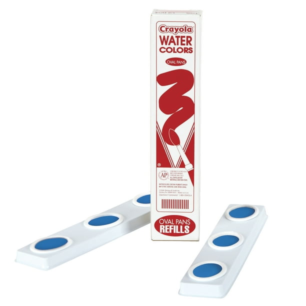 Crayola SemiMoist Watercolor Paint Refills, Plastic Pan, Turquoise