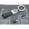 thumbnail image 4 of Troika VW Leather Keychain: Luxe Volkswagen Logo Strap Keychain, 4 of 4