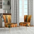 thumbnail image 2 of Designart "The Pillars Islam wall decor II" Multi-Color Islamic Upholstered Accent Chair - Traditional Arm Chair For Bedroom, 2 of 7