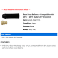 thumbnail image 2 of Rear Strut Bellows - Compatible with 2013 - 2015 Subaru XV Crosstrek 2014, 2 of 2