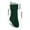 Green, variant on Beautynvta Christmas Stockings, 14.6'' Small Knitted Stocking Gifts & Decorations, Personalized Xmas Hanging Stocking for Holiday Christmas Party Family Decor, White