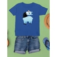 thumbnail image 3 of Lama In Fancy Tuxedo T-Shirt Juniors -Image by Shutterstock,  Small, 3 of 4