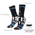 thumbnail image 4 of KLL I Love With Autism To The Moon And Back Print Cool Socks Men's Women's Crew Socks Funny Crazy Novelty Stockings, 4 of 6