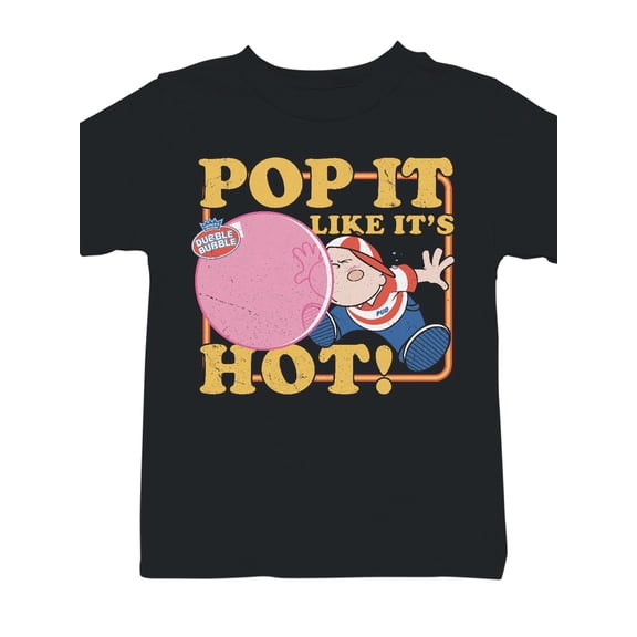 Officially Licensed Dubble Bubble Pop It Like It's Hot Gum Youth's T-shirt