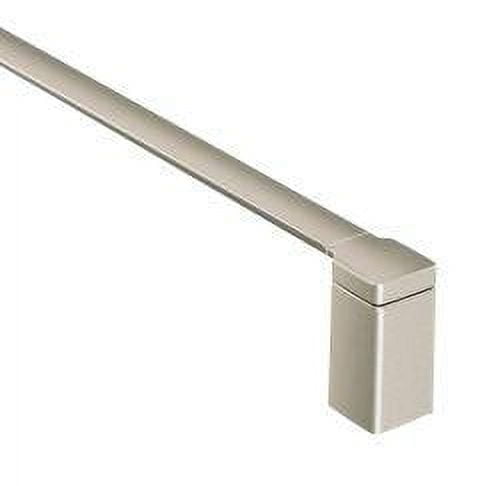Moen YB8824BN 90 Degree 24 in. Towel Bar in Brushed Nickel
