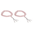 thumbnail image 3 of 2pcs Musulmán Tasbih 99 Rosario Bead Islam Oración Misbaha Emulación Cristal Agata Resina Beads Ceremonia De Adoración Islámica Eid Religro Ramadán Presente Accesorio De, 3 of 7