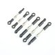 thumbnail image 3 of Varilla de extracción de servo de acero Varilla remota Control 1/14 Modelo Vehículo Corto de barras largas Varadas largas Accesorios de reparación de piezas 6pcs/set Inevent FN010124-00, 3 of 7