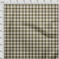 thumbnail image 4 of oneOone Cotton Flex Light Brown Fabric Check Sewing Material Print Fabric By The Yard 40 Inch Wide, 4 of 4