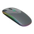 thumbnail image 1 of Wireless Rechargeable Lighted Mice Silent 2.4G Wireless Mice, 1 of 1