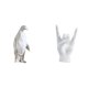 thumbnail image 1 of Escultura de pingüino,Escultura de pingüino para decoración nórdica del hogar,Adorno de mesa con estatua de animal,artesanía para decoración de dormitorio,Estatua del gesto de la, 1 of 8