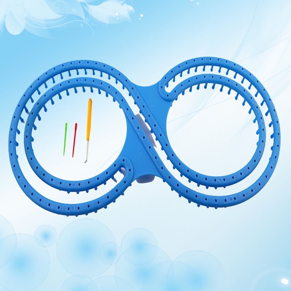 DECORNIJIA Yarn Hat Maker for DIY Tool Blue 1 Set with Blanket Making
