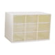 thumbnail image 1 of Mini organizador de cajones, caja de almacenamiento, cajones de maquillaje para mujeres, cajones transparentes Blanco, 1 of 9