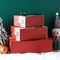 thumbnail image 4 of Jangslng Christmas Gift Box Bowknots Decor Double Door Design Gift Packaging Box for Party Festive Decoration, 4 of 7