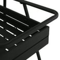 thumbnail image 6 of Evans Metal Outdoor 2 Tiered Bar Cart, Matte Black, 6 of 7