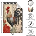 thumbnail image 3 of 6 Pack Vintage Rooster Kitchen Towels Highly Absorbent, Super Soft Dishcloths 18 x 28 Inches Reusable Quick Drying Tea Towels Set for Home,Kitchen Decor Wash cloth, 3 of 7