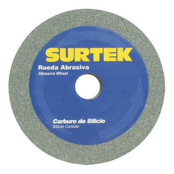 Rueda Abrasiva Carburo De Silicio SURTEK 6x1puLG Grano 80