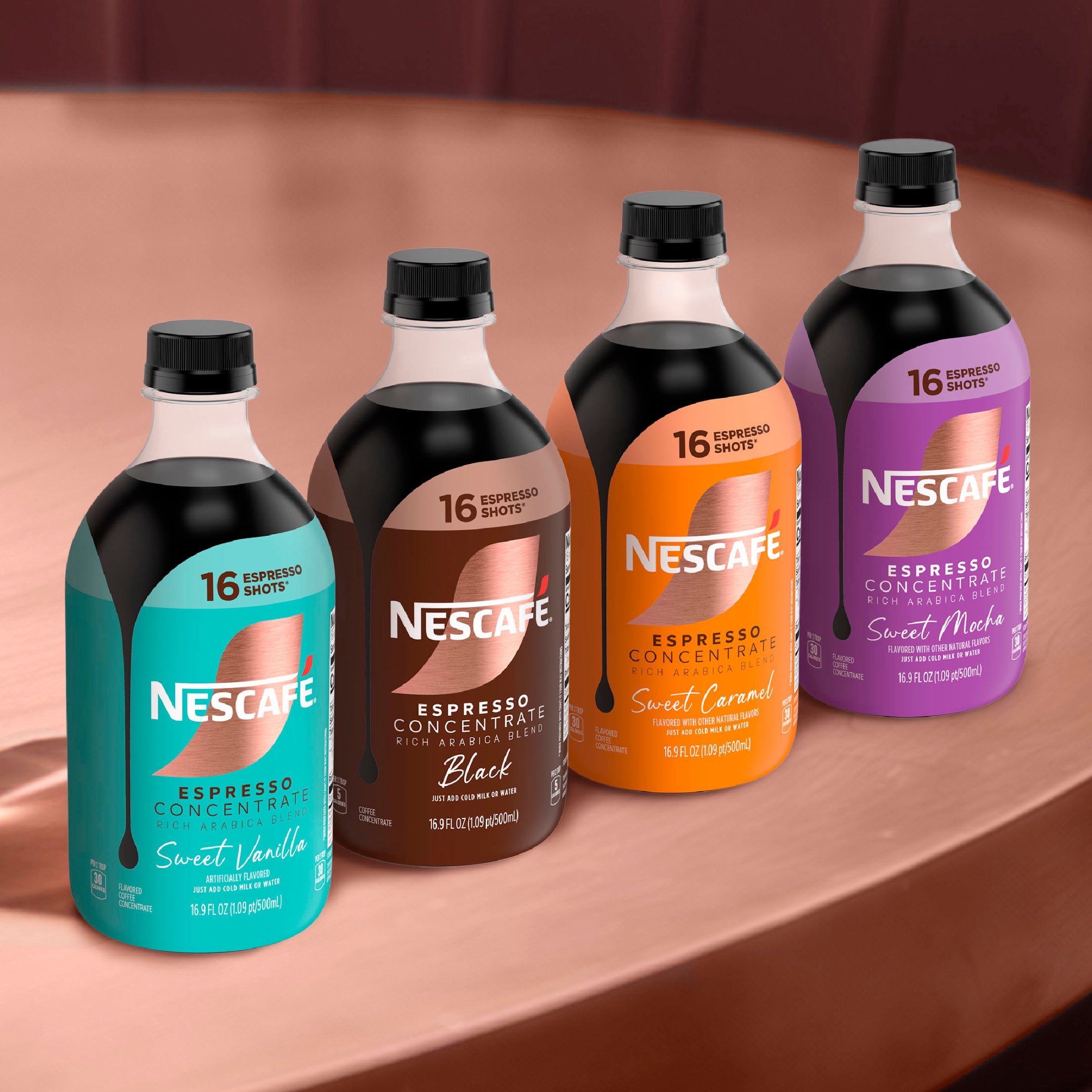 NESCAFÉ Espresso Concentrate Black, Coffee Concentrate, Instant Espresso, 16 Shots 16.9 fl oz