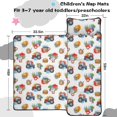 thumbnail image 5 of Tractor and Pumpkins Red Pattern Teens Toddler Nap Mat with Pillow, Sleeping Mat Bag for Preschool Daycare 59"x22", 5 of 6