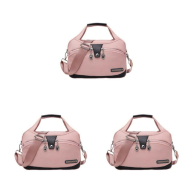 Youkk Casual And Multifunction Shoulder Bag Designed For And Style High-capacity light pink 29*19*9*12 3Set