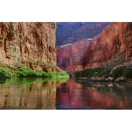 USA, Arizona, Grand Canyon, Colorado River Float Trip Whitmore Creek Print Wall Art By John