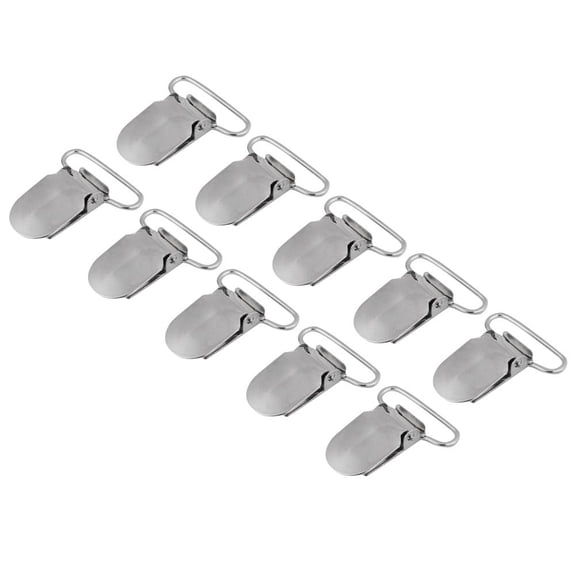 OTVIAP Suspender Snap, Heart Suspender Clips, Quality Metal Material Shoes Clothing Birthday Party Themed Parties For Wedding Clamp Your Clothes DIY Your Clothes