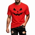 thumbnail image 2 of SJLDQY Halloween Mens Short Sleeve Tshirts Pumpkin Face Graphic Hallowmas T-Shirts for Men Casual Crew Neck Loose Fit Soft Tops, 2 of 4