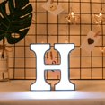 thumbnail image 4 of Customizable LED Alphabet Wall Light - Spell Any Message for Parties & Home Decor (26 Letters, Battery Powered), 4 of 6