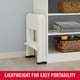 thumbnail image 5 of Taburete plegable Rubbermaid, dos escalones, 14 pulgadas de alto, blanco, 5 of 6